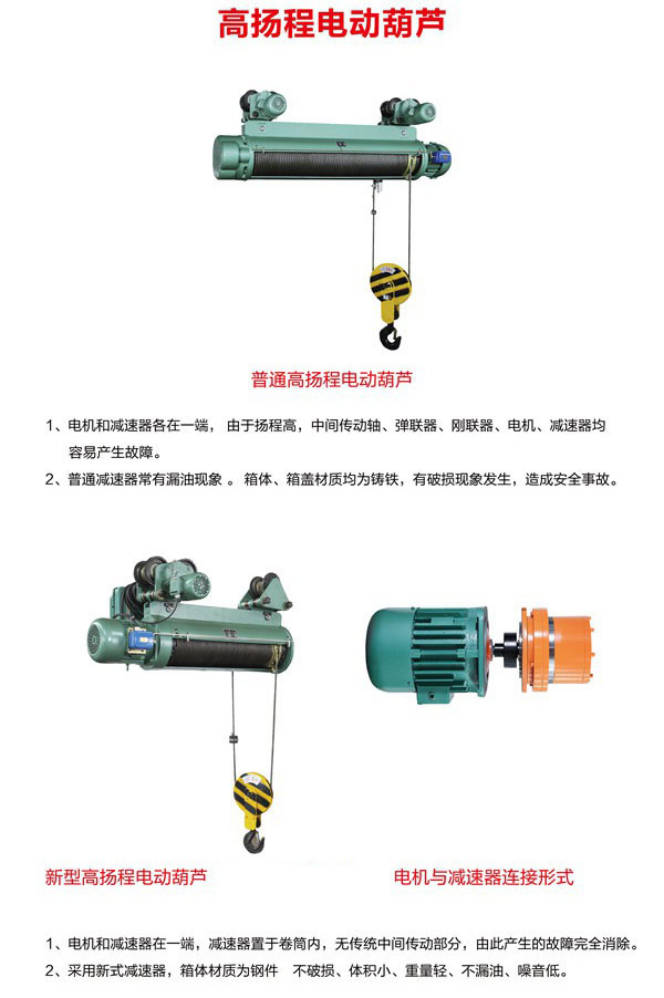 高揚(yáng)程電動葫蘆